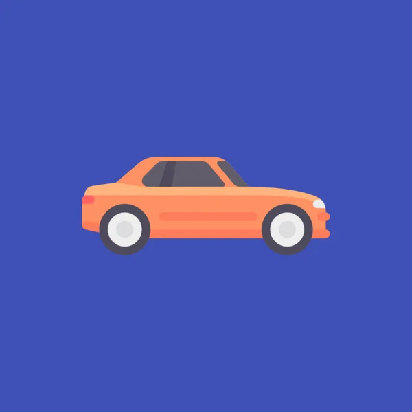 Ikona Samochodu Płaska Ilustracja Ikon Wektorowych Taksówek Projektowania Stron Internetowych — Zdjęcie stockowe