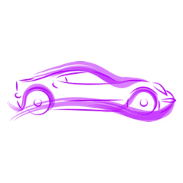 Design Logotipo Carro Ilustração Vetorial — Fotografia de Stock