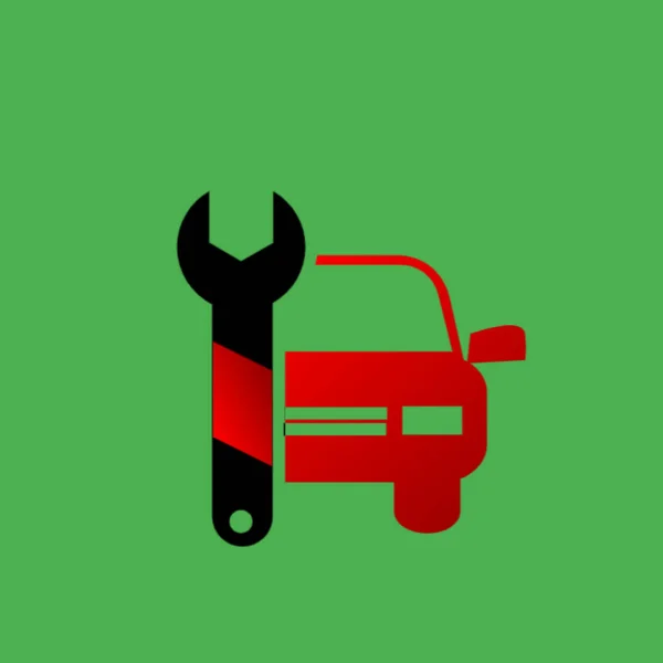 Car Service Icon Vector Illustration — Stock Photo, Image