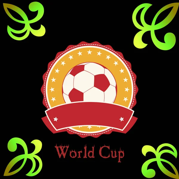 Voetbal Met Een Vlag Van Brazilië — Stockfoto