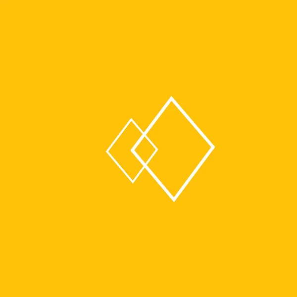 Diseño Ilustración Vector Logotipo Cubo Simple —  Fotos de Stock