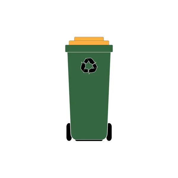 Trash Can Icon Vector Illustration Symbol Design — 스톡 벡터
