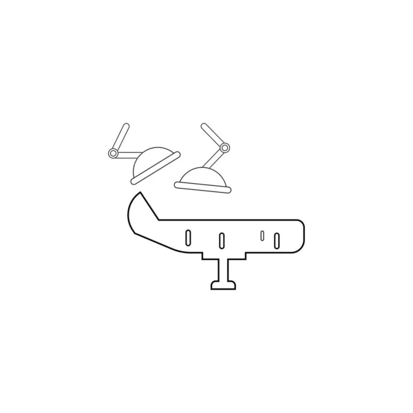 Іконка Медичного Пристрою Векторна Ілюстрація Символ Дизайн — стоковий вектор