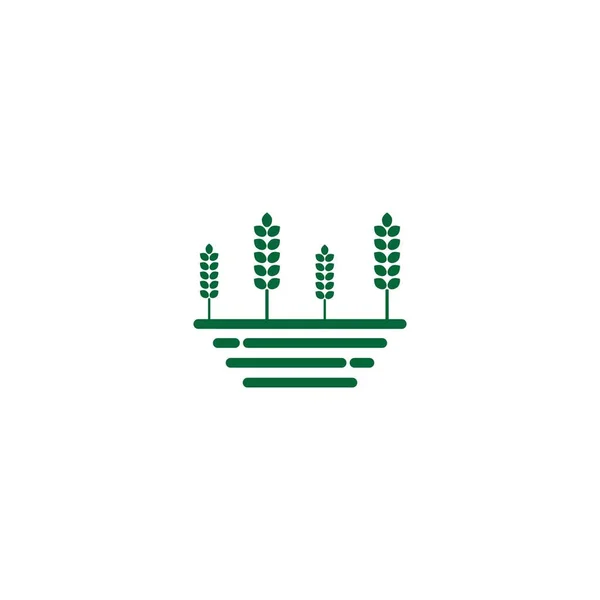 Concepção Símbolo Ilustração Vector Ícone Jardim Verde —  Vetores de Stock
