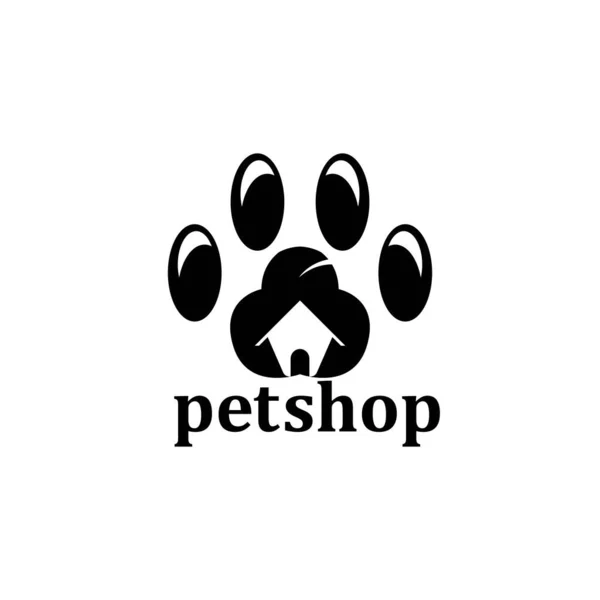 Projeto Símbolo Ilustração Vector Ícono Petshop — Vetor de Stock