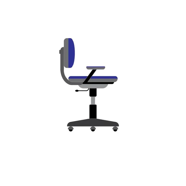 Καρέκλα Γραφείου Icon Vector Illustration Symbol Σχεδιασμοσ — Διανυσματικό Αρχείο