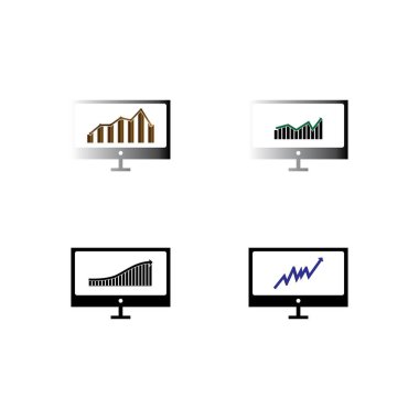 GRAPH İKON VECTOR SÜRÜNÜĞÜ SİMBOL DESİGN