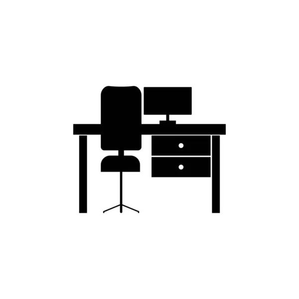 Design Del Simbollo Illustrazione Del Vettore Icon Dell Ufficio — Vettoriale Stock