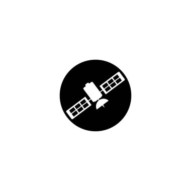 SATELLITE ICON VECTOR ILLUSTRATION SYMBOL DESIGN