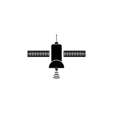 SATELLITE ICON VECTOR ILLUSTRATION SYMBOL DESIGN