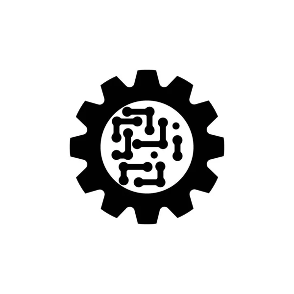 Diseño Del Símbolo Ilustración Vectores Transformación Digital — Vector de stock
