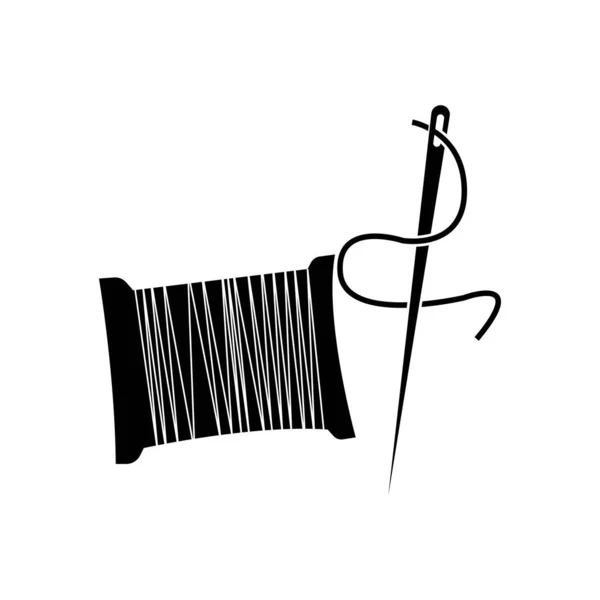 Šití Jehly Icon Vector Illustration Symbol Design — Stockový vektor