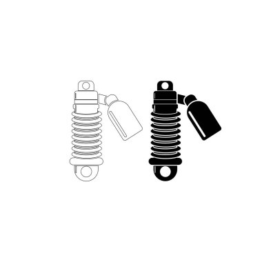 Şok Kırıcı ikon VECTOR SİLÜSTÜYONU SİYBOL DESİGN