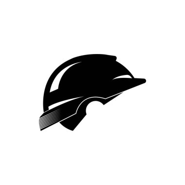 GÜVENLİK HELMET İKONU VECTOR SİYBOL SİYBOL DESİGN
