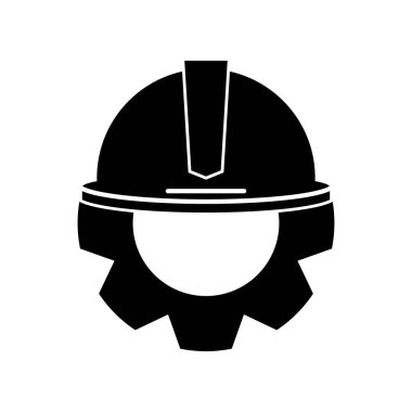 GÜVENLİK HELMET İKONU VECTOR SİYBOL SİYBOL DESİGN