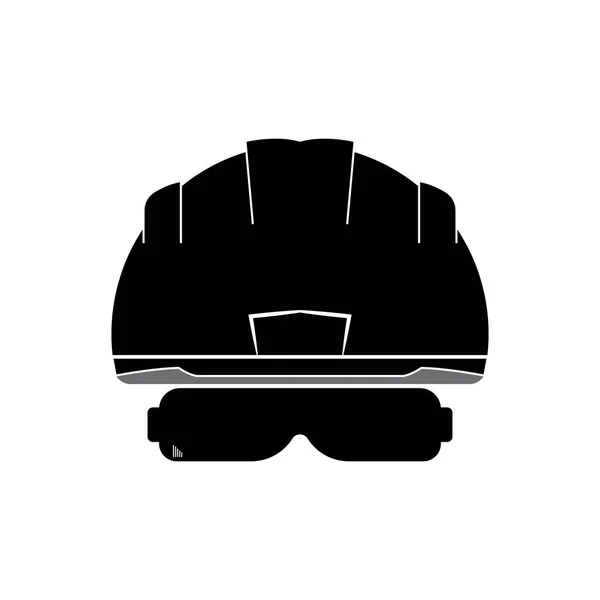 安全ヘルメットアイコンベクトルイラスト Symbol Design — ストックベクタ