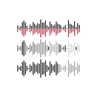 SOUND WAVE ICON VECTOR ILLUSTRATION SYMBOL DESIGN