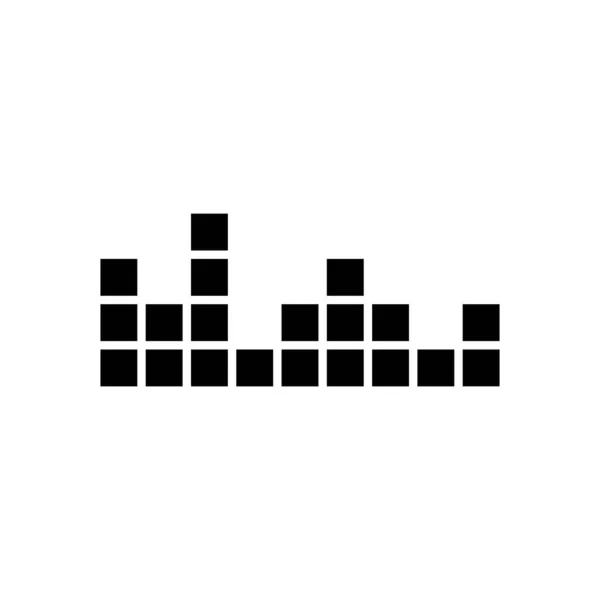 Sound Wave Icon Vector Illustration Symbol Design — Vettoriale Stock