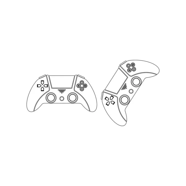 Conception Symbole Illustration Des Vecteurs Icon Contrôle Des Jeux — Image vectorielle