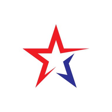 yıldız simgesi vektör illüstrasyon tasarımı