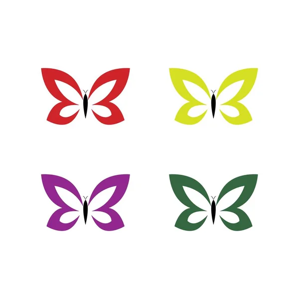 Дизайн Векторных Символов Бабочки — стоковый вектор