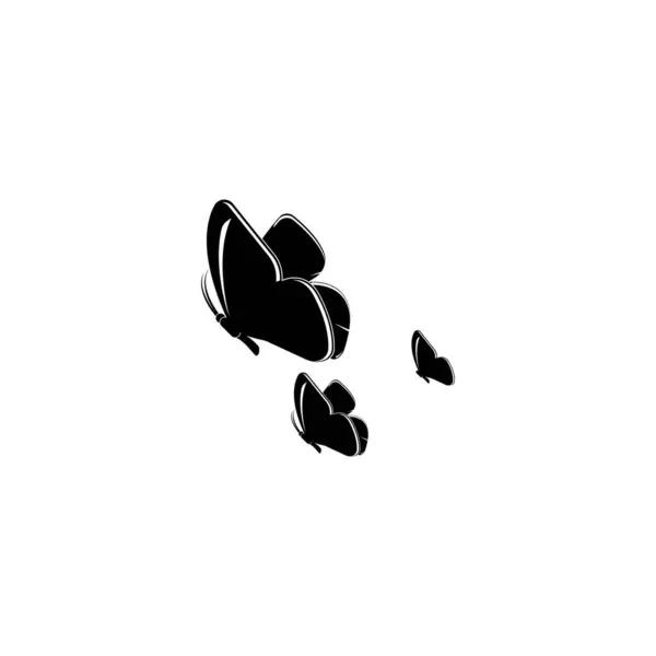 Butterfly Icon Vector Illustration Symbol Design — Stockvector