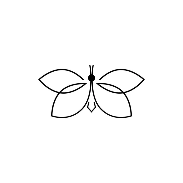 Butterfly Icon Vector Illustration Symbol Design — Stockový vektor