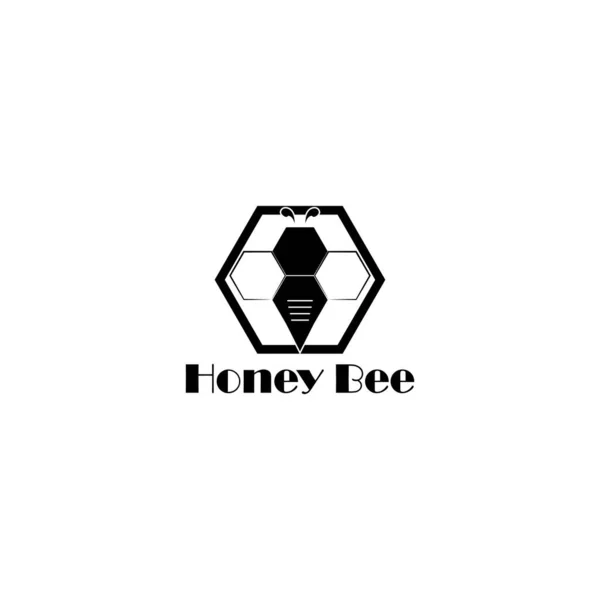 Pszczoła Ikona Wektor Ilustracja Symbol Projekt — Wektor stockowy