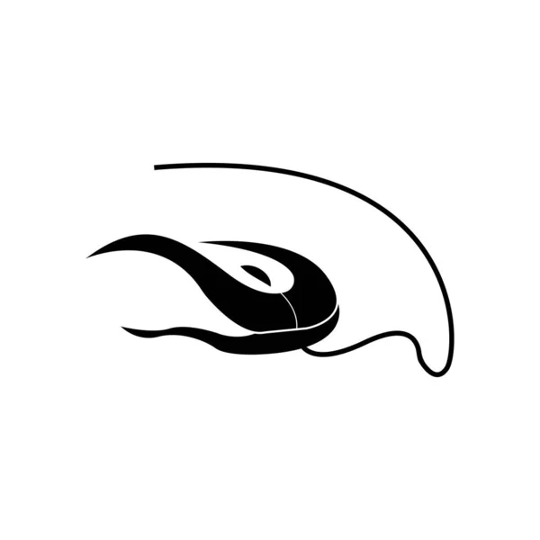 Návrh Symbolu Vektorové Ilustrace Ikon Myši — Stockový vektor