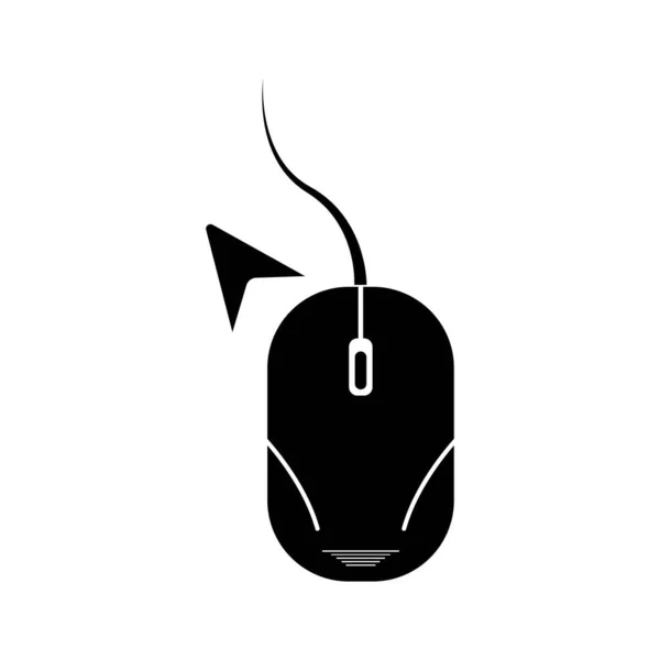 Ícone Mouse Design Símbolo Ilustração Vetorial — Vetor de Stock