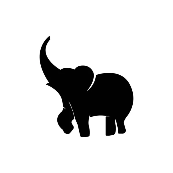 Diseño Símbolo Ilustración Vectores Ícono Elefante — Archivo Imágenes Vectoriales