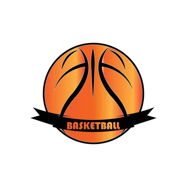 Návrh Symbolu Vektorové Ilustrace Basketbalové Ikony — Stockový vektor
