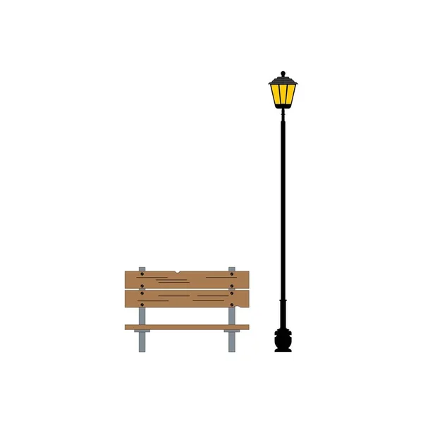 Garden Light Silhouette Icon Vector Illustration Symbol Design Ign — 图库矢量图片