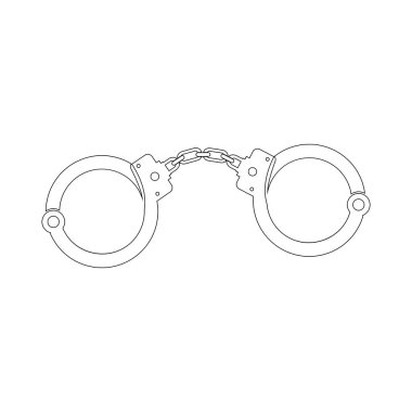 Kelepçe ikonu VECTOR ILLUSTRation Sembol DESİGN