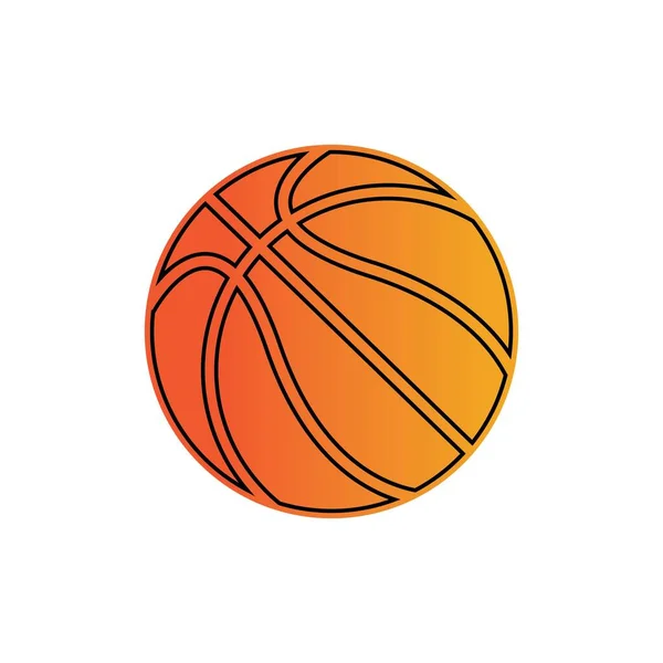 Дизайн Векторных Символов Баскетбола — стоковый вектор