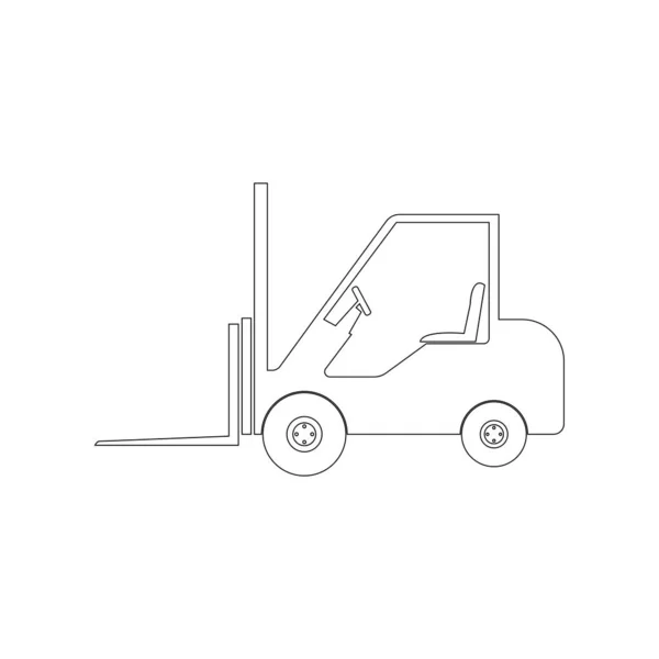 Forklift Icon Vector Illustration Symbol Design — ストックベクタ