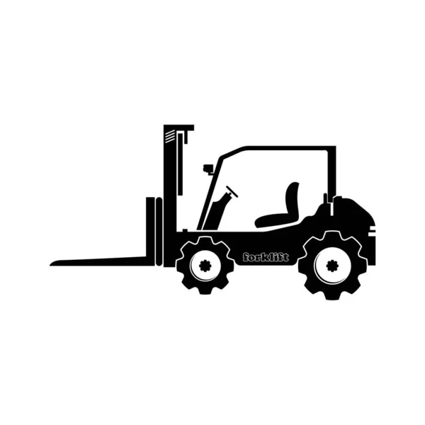 Forklift Icon Vector Illustration Symbol Design — Stock Vector