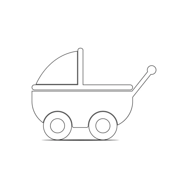 Symbole Illustration Des Vecteurs Icon Baby Train Design — Image vectorielle
