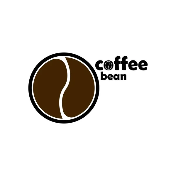 Kaffebönor Ikon Vektor Illustration Symbol Design — Stock vektor