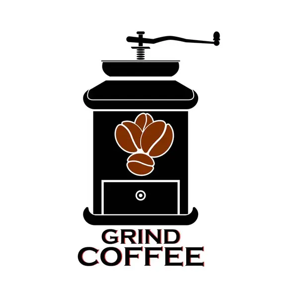 Kávébab Ikon Vektor Illusztráció Szimbólum Tervezés — Stock Vector