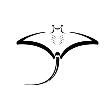 stingray icon vector illustration symbol design