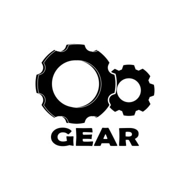 dişli simgesi vektör illüstrasyon tasarımı