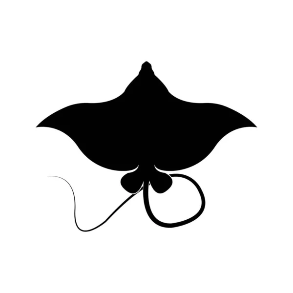 Ikon Vektor Stingray Desain Simbol Ilustrasi - Stok Vektor