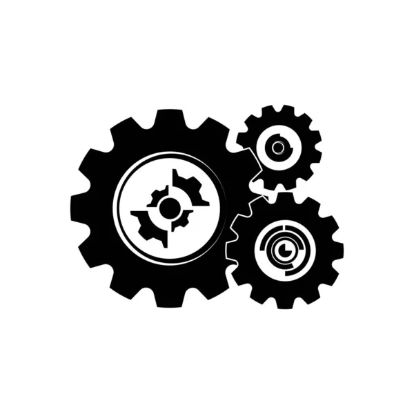 Gear Icon Vector Illustration Symbol Design — Vettoriale Stock