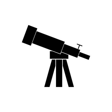 Teleskop ikonu VECTOR SİLÜSTÜYONU SİYBOL DESİGN
