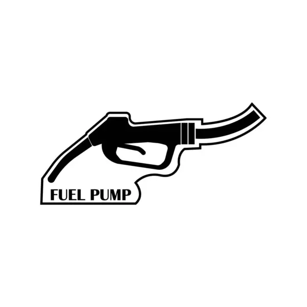 Fuel Pump Nozzle Icon Vector Illustrering Symbol Design — Stock vektor