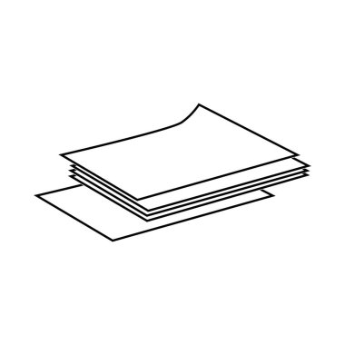 Kağıt saplı ikon VECTOR SİYBOL DESİGN