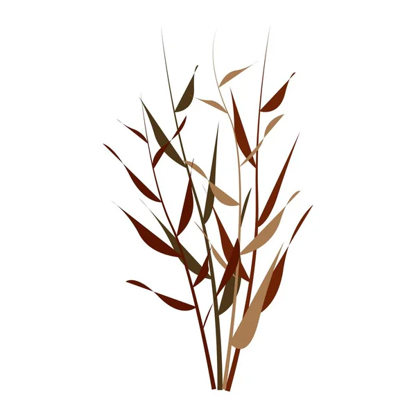 Dry Leaf Icon Vector Symbol Illustration Design — Wektor stockowy