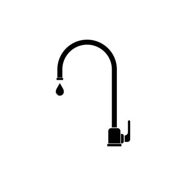 SU FAUCET İKONU VECTOR SİYBOL DESİGN