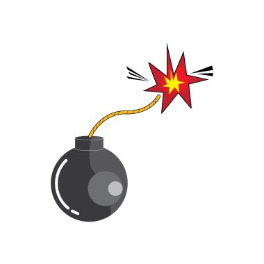 BOMB İKON VECTOR SÜRÜNCÜ SİMBOL DESİGN